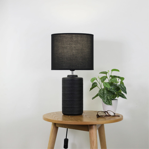 Black table lamps on sale set of 2